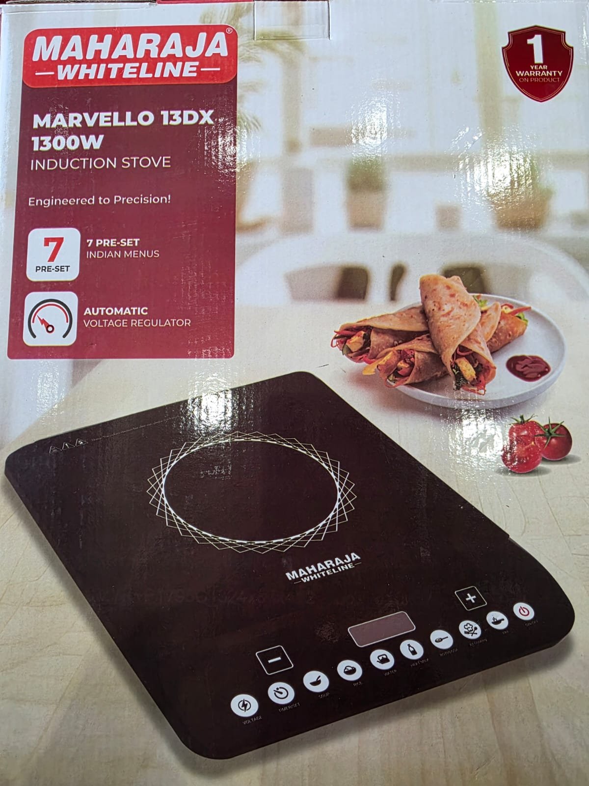 Maharaja 1300W Induction Cooktop – Fast, Efficient & Reliable!"
