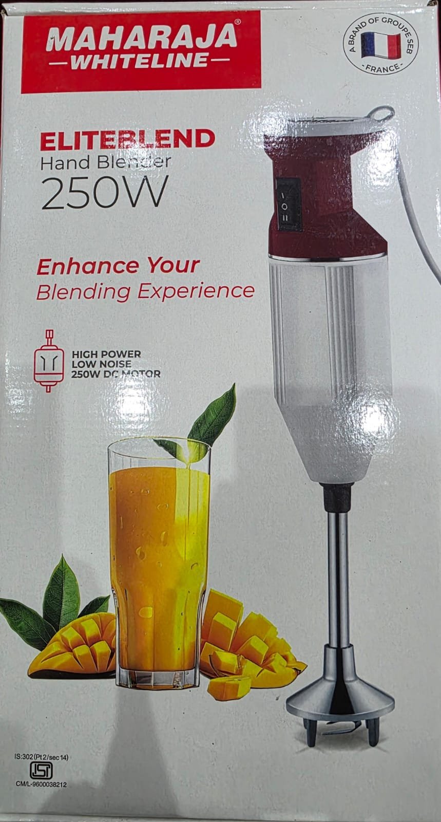 "Blend Powerfully, Live Vibrantly – Maharaja Hand Blender!" Eliteblend 250w