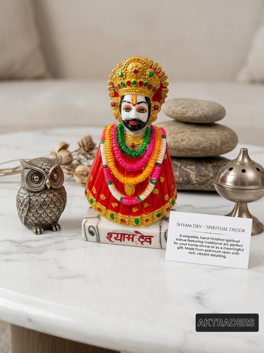 Khatu shyam ji marble statue,showpiece,gifting ,gift