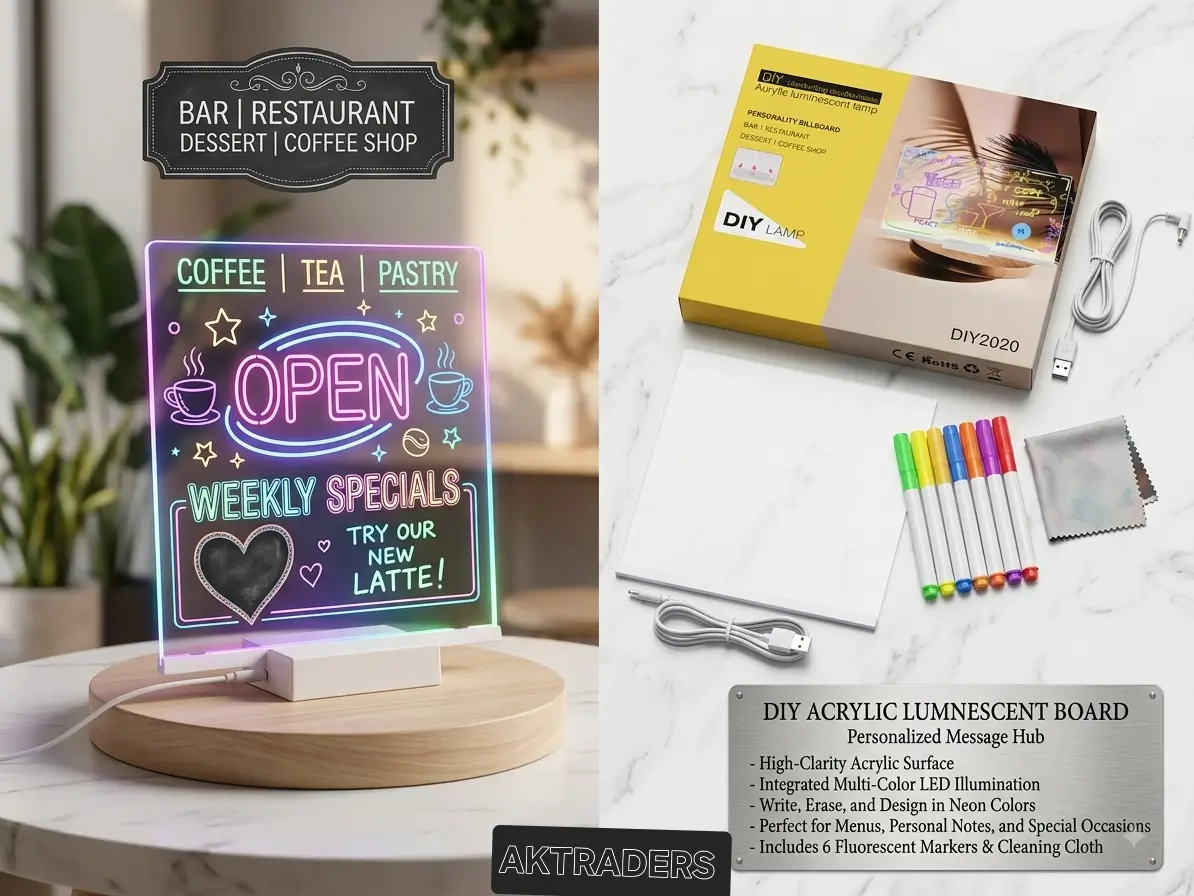 Light up your world and your ideas with the DIY Acrylic Luminescent Board! ✨ best to design logo or anything diy products for kids toys,toy