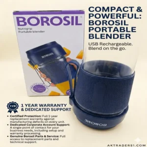 Blend your favorite smoothies, shakes, and juices anytime, anywhere with the Borosil Nutrigrip Portable Blender! 🥤✨ rechargeable,juicer