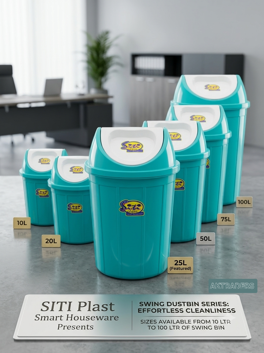 Siti plast swing bin10ltr ,bins ,dustbin ,10ltr to 100ltr