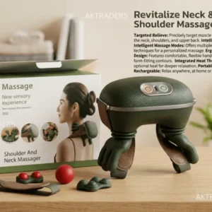 Revitalize Neck & Shoulder Massager easy to use rechargeable type-c charging