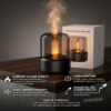 Flame aroma diffuser easy to use only fill water with fregnace mist diffuser