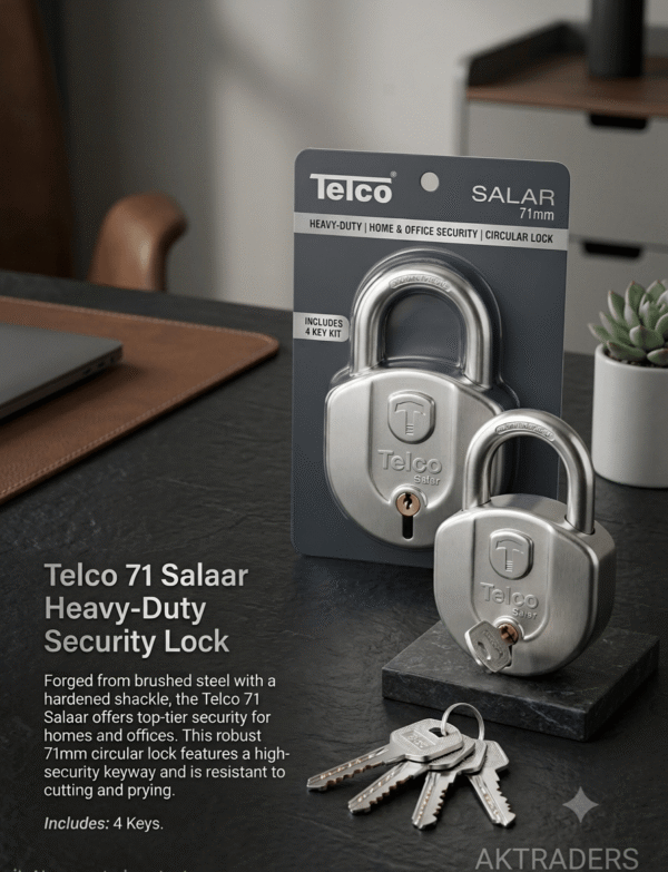 Telco 71 Salaar Heavy-Duty Security Lock heavy duty house lock double locking mechanism