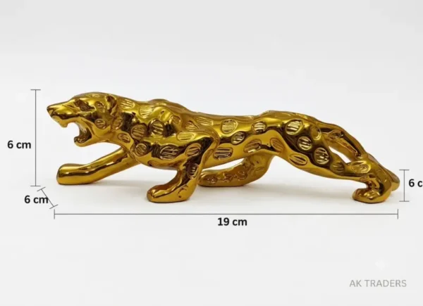 Golden Panther Dashboard Showpiece best for gifting toys for children decoration