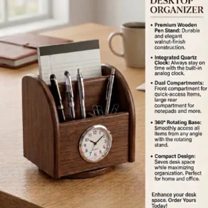 Executive Wooden Desktop Organizer wooden stand holder