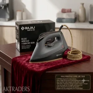Gemini_Generated_Image_njynn4njy Bajaj Herculo press1100W Dry Iron,easy to use heavy duty