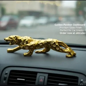 Golden Panther Dashboard Showpiece best for gifting toys for children decoration