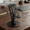 Premium Metal Phone Stand by AK Traders heavy base