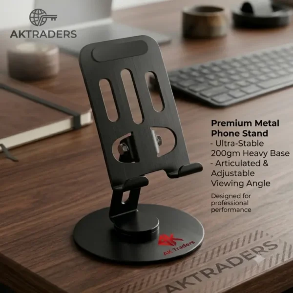 Gemini_Generated_Image_rh42atrh4 Premium Metal Phone Stand by AK Traders heavy base