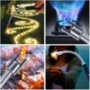 -NsNPrrcB2WT-UEmLe9p Rechargeable USB Electric Arc Lighter – 360° Flexible Neck, Flameless, Windproof Lighter with LED Battery Indicator