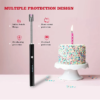 -NsNPrtGa2ZRbgGI_HB5 Rechargeable USB Electric Arc Lighter – 360° Flexible Neck, Flameless, Windproof Lighter with LED Battery Indicator